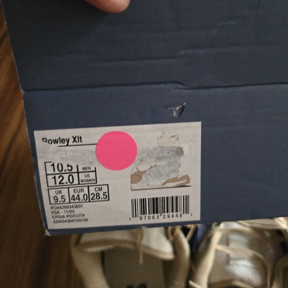 Vans Rowley XLT Premium Skate Men 10.5 Tan And White Suede 022026 - Picture 9 of 9